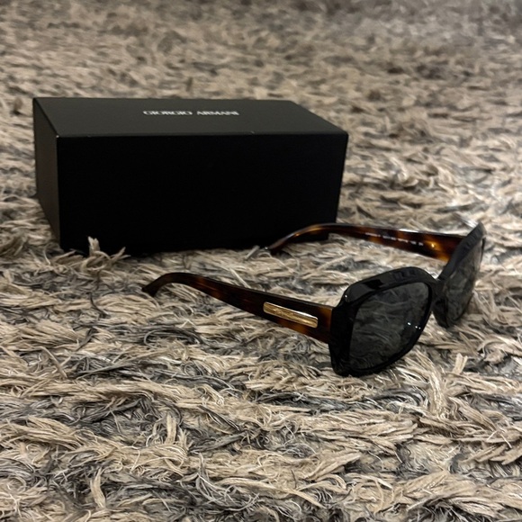 Giorgio Armani Classic Black Sunglasses - Picture 2 of 9